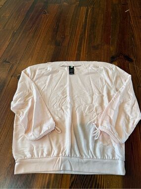 Light Pink Women's Pullover Sweatshirt